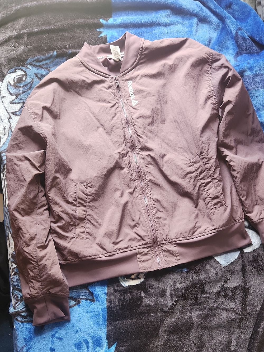 Reebok Dusty Mauve Bomber Jacket